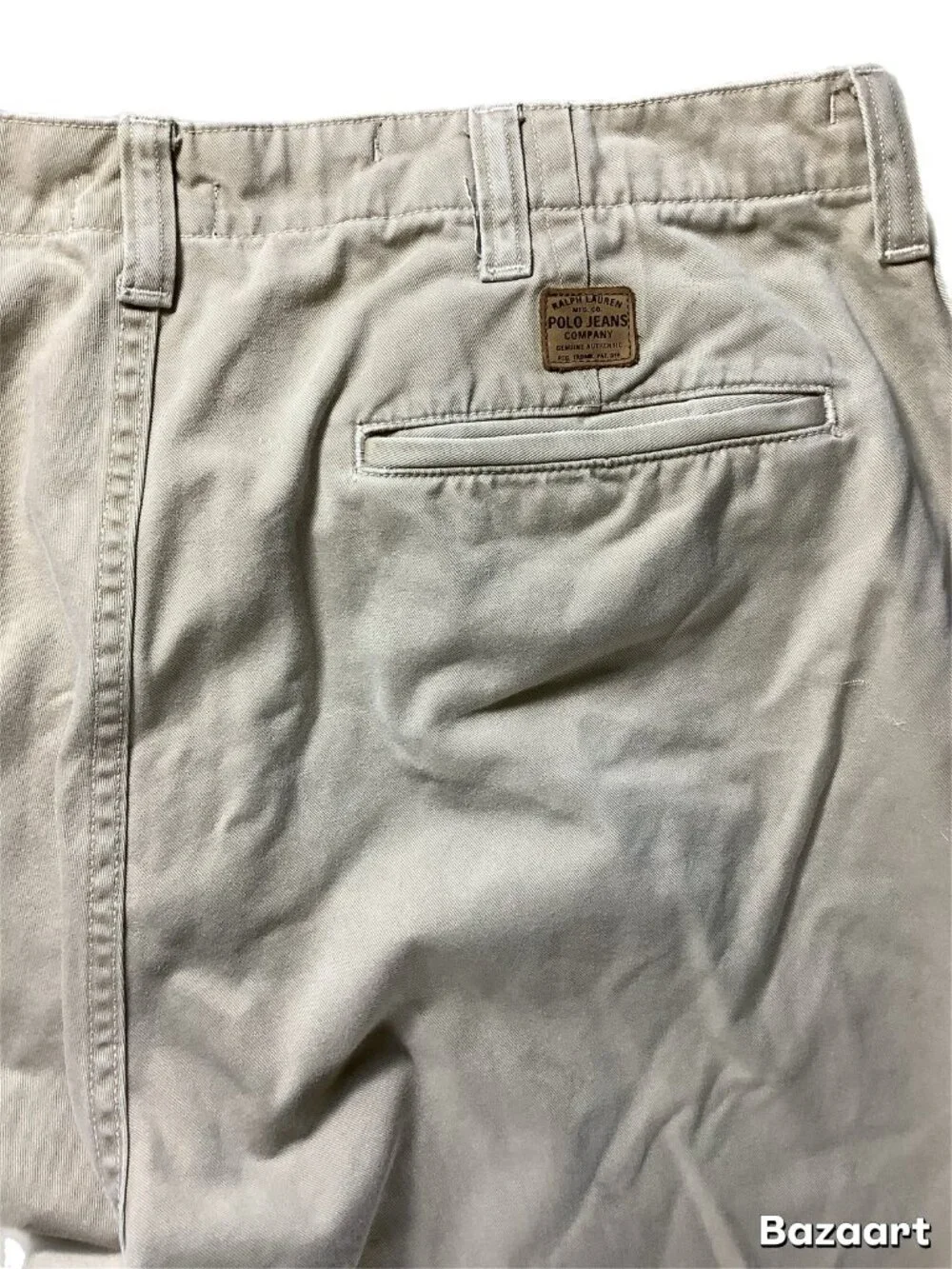 Polo Jeans Ralph Lauren Vintage Pants Men’s 36x34 Cream Straight Leg
